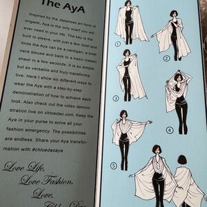 Chloe Dao AYA Scarf, Grey, size S/M